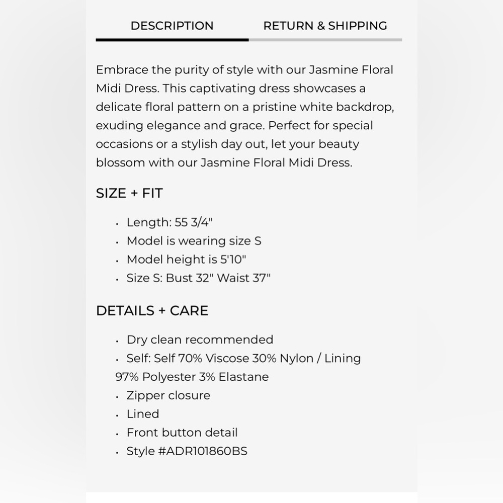 ASTR the Label Jasmine Floral midi dress - Picture 9 of 9